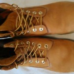 Mens Wheat Nubuck Tan 6″ Premium Timberland Boots # 10061 Size 9.5 M