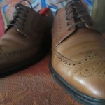 cole haan wing tip brogue men shoes sz 9 M
