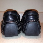 COLE HAAN NIKE AIR BLACK LEATHER SLIP-ON VELCRO DRIVING LOAFERS G SERIES 10.5 M