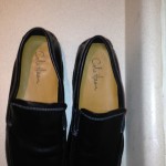 COLE HAAN NIKE AIR DRIVING LOAFERS G SERIES LEATHER MEN’S BLACK 10.5M
