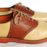 Men’s COLE HAAN Leather Oxford Shoes Size 9 D Brown/Bone
