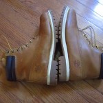 Timberland Men’s Brown Leather Boots, 73542 Guaranteed Waterproof, Size 10M