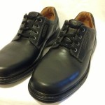 Clarks Structured Lace Up Oxford Shoes Black Mens 11 M *Excellent