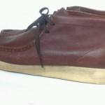 Clarks 13 ankle boots Padmore Mens Shoes Brown Leather Wallabee moccasins 78732