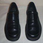 CLARKS MEN’S SHOES BLACK LEATHER LOAFERS SIZE 10 1/2 M