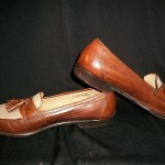Mens Bragano Cole Haan Brown & Tan Leather Spectator Loafers 11.5 D Nice