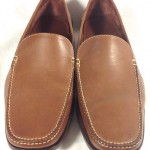 COLE HAAN Mens CITY Brown LEATHER Slip On Dress Shoe Loafer SIZE 9.5 M – NICE