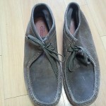Excellent condition MENS clarks Wallabees taupe distressed