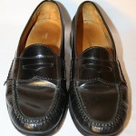 COLE HAAN Men’s Size 8.5 Pinch PENNY LOAFERS Black Leather SHOES Slip-On