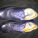 MENS COLE HAAN NIKE AIR LEATHER SHOES BLUE OXFORD SPORT SIZE 12
