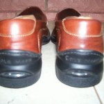 COLE HAAN “NIKE AIR” BROWN LEATHER SLIP ON’S SIZE 9M