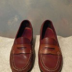 COLE HAAN  MENS BROWN LEATHER LOAFERS  10B