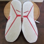 Mens sz 10 M white leather beige suede Diesel athletic tennis shoes