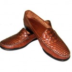 Cole Haan Resort Mens Size 9D Light Brown Woven Loafers Slip On Shoes