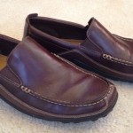 COLE HAAN Mens Brown Tumble Leather Gore Loafers Shoes 10.5 M