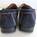 Cole Haan Mercedes Country Suede Blue Slip On Loafers Moccasin Shoes 6.5 6 1/2