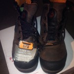 NEW 95554 Timberland PRO Men’s Safety Boots Brown Size 7.5 medium