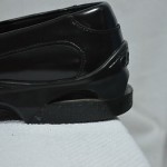 COLE HAAN NIKE AIR SLIP ON LOAFERS MEN SIZE 8-1/2 M BLACK LEATHER EUC