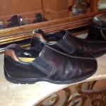 SHARP MENS COLE HAAN BLACK LEATHER CASUAL SPORT LOAFER/DRIVING MOCASSIN 10.5M