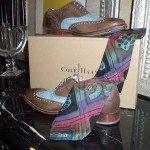 SALE! Cole Haan Mens US10 Air Colton Casual/Dress Wingtip Oxford Brown/Blue Nike