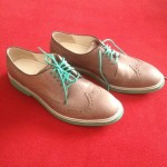 Cole Haan Nike Air Franklin Smoke Suede Wing Tip Oxford Size 9