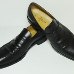 COLE HAAN Black Leather Classic Slip-On Loafers – US 10.5 M