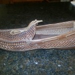 Cole Haan Woven Brown Leather Moccasins Loafers Shoes size 11D