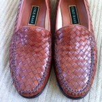 Men’s Cole Haan Weave Brown Slip On 11 M Dress Casual Slip On