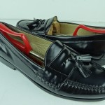 COLE HAAN CITY LEATHER TASSEL LOAFERS 13 D MENS CASUAL DRESS SHOES BLACK SLIPONS
