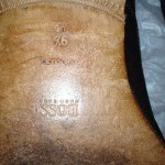 HUGO BOSS BROWN LEATHER DRESS BOSS LOAFERS SLIP ON SHOES SZ: 9.5