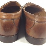 COLE HAAN Mens Brown LEATHER Kiltie Tassle Tassel Slip On Loafer Shoes SIZE 10 B