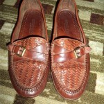 Cole Haan Brown Leather Loafer Shoes Sz 12 Mens Genuine Handsewn