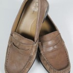COLE HAAN Men’s Brown Leather Air Pinch Penny Slip On Loafers Sz 5