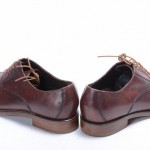 COLE HAAN C10411 NIKE AIR 11.5 red burgundy leather OXFORD PLAIN LACED shoe