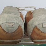 Mens sz 10.5 M leather w/suede trim Diesel athletic low profile tennis shoes
