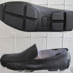 HUGO BOSS DREP US BLACK/BLACK SOFT LEATHER 728678966953 MEN CASUAL WALKING SHOES