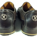 COLE HAAN Mens BROWN BLACK Perforated Leather Velcro Shoes NIKE AIR SIZE 9 M
