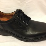 Clarks Structured Lace Up Oxford Shoes Black Mens 11 M *Excellent