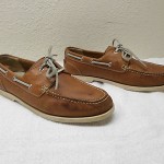 COLE HAAN MENS YACHT CLUB NIKE AIR BROWN LEATHER TWO EYE BOAT SHOE SZ 10.5 M