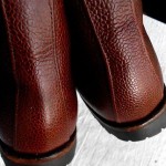 RARE! COLE HAAN 6 Hole Lace Up Ankle Boots Vibram Sole Brown Pebble Leather 9 M