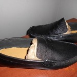 NIB COLE HAAN C08826 AIR GRANT PENNY LOAFER DRIVING MOC, BLACK, SZ 12W,