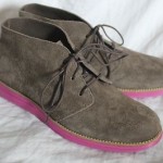 Cole Haan Lunargrand Chukka Grey Suede/Pink Sole C11186 Size 9M $248+ Retail