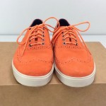 COLE HAAN BERGEN Suede Leather Wingtip Orange Lace Up 10.5 D Corporate Mens