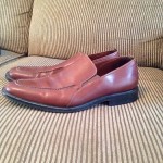 MEN’S COLE HAAN NIKE AIR BROWN SLIP ON SHOES SIZE 10 1/2
