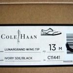Cole Haan with Nike Technology Lunar Grand Wing-Tip, Ivory / Black  sz.13   L@@K