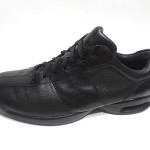 COLE HAAN MENS BLACK LEATHER SNEAKERS SHOES SIZE 11.5 M