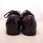 Hugo Boss Orange Label Brown Leather Oxford Wing Tip Brogue Lace Up Shoes Sz 11
