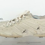 Mens Diesel Stylish Off White Leather Fashion Sneakers Shoes Sz. 12 M