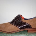 COLE HAAN NIKE AIR COLTON SUEDE CROC SADDLE OXFORD MEN’S SHOES 13 M New w/o Box