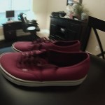 vans: men size: 11 deep red brand new